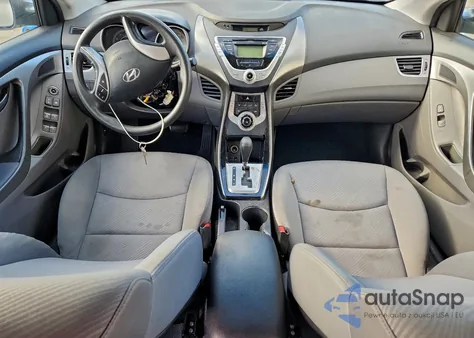 2012 Hyundai Elantra Gls from USA, damaged, VIN KMHDH4AEXCU463834